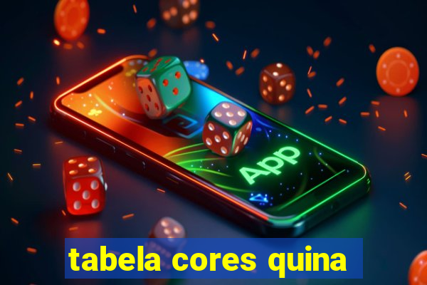 tabela cores quina